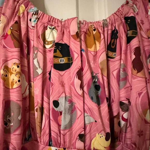 RARE Disney Dogs Vintage Style Dress NWT Size Medium - Picture 8 of 16